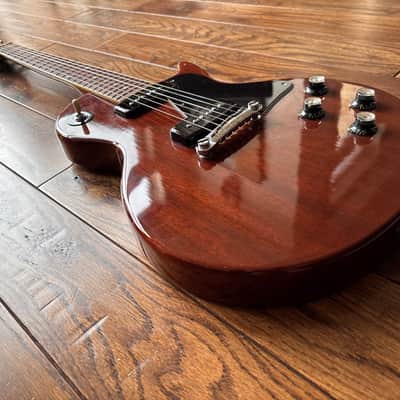 Vintage 1970s Gibbon LG-400 Les Paul Junior P90s Electric Guitar Walnut MIJ Japan image 5