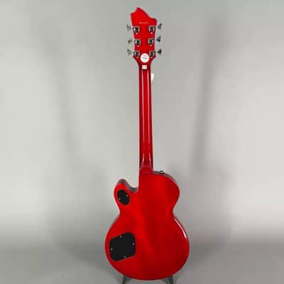 Hagstrom Select Swede Quilted Red Exotic Burl Maple Top inkl. Gigbag image 5
