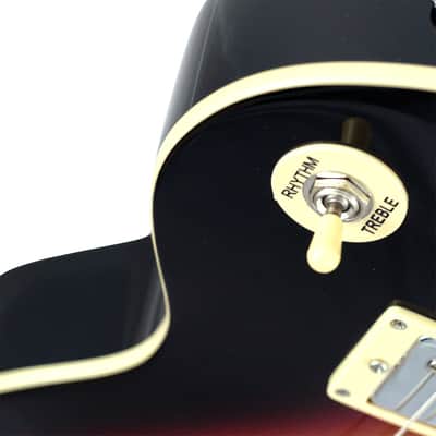 The CNZ Audio LP Special Electric Guitar - Rosewood Fingerboard & Maple Neck, Sunburst Finish image 4