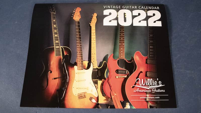New 2022 Vintage Guitar Calendar | Reverb