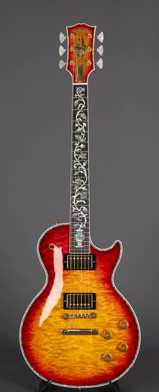 Gibson Les Paul Custom Ultima 5A-Quilt "Tree of Life" 2025 - Fireburst image 1