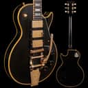 Gibson Custom 1957 Les Paul VOS Reissue, 3 Pickup w Bigsby, Ebony 9lbs 13.7oz