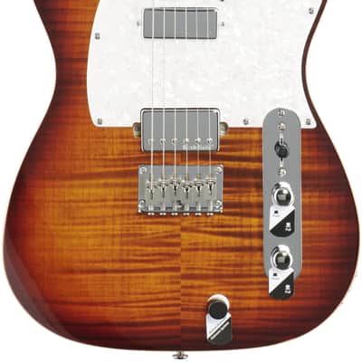 Michael Kelly Hybrid '55 Electric Guitar, Pau Ferro Fingerboard, Tiger Eye Burst image 2