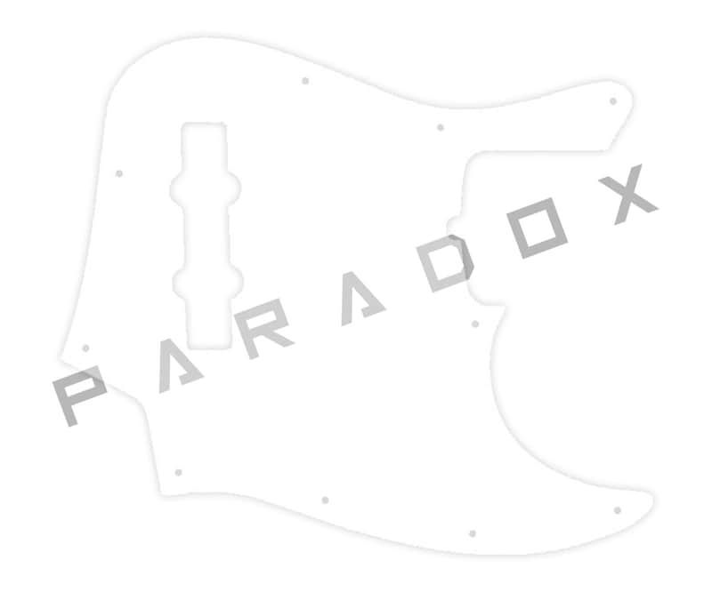 Custom Pickguard For 2020 - 2024 Made in America Fender American Professional II Jazz Bass 4-string - Clear Acrylic .125" image 1