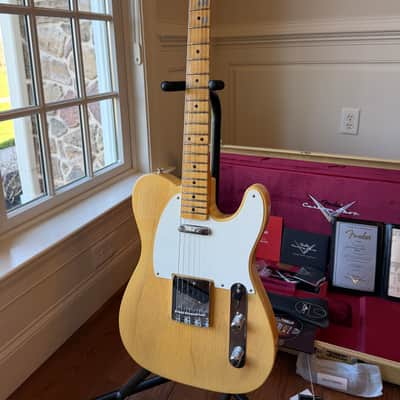 2025 Fender Custom Shop ‘55 Telecaster B5 Journeyman - Aged Natural Blonde image 4
