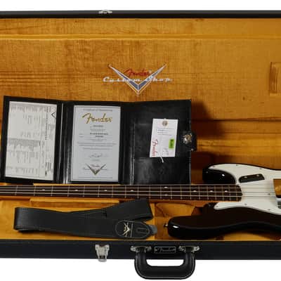 Fender Custom Shop 64 Jazz Bass NOS Black imagen 3