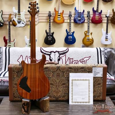 Paul Reed Smith PRS Private Stock # 11320 Custom 24 Piezo Stoptail Burl Maple Top Madagascar Rosewood Fingerboard Bahamian Blue 7.95 lbs image 10