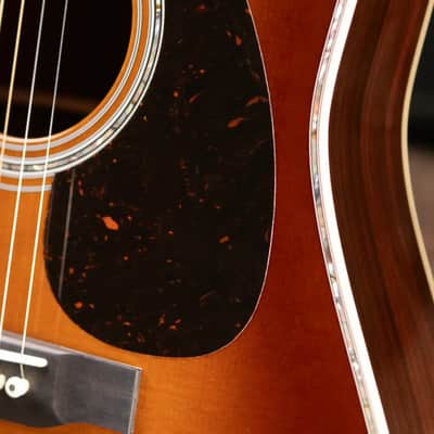 Martin D-41 Dreadnought Acoustic Guitar - 1933 Ambertone with Hardshell Case image 13