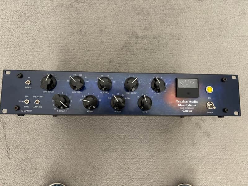 Tegeler Audio Manufaktur Creme Stereo Bus Compressor / Mastering Equalizer 2020 - Blue image 1