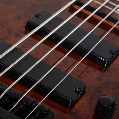 Schecter 3972-SHC C-5 Standard 5 String RH Electric Bass - Tobacco Burl image 8