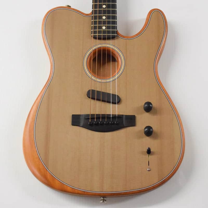 Fender Acoustasonic Telecaster Ebony Fingerboard Acoustic-Electric Guitar - Sonic Gray image 1