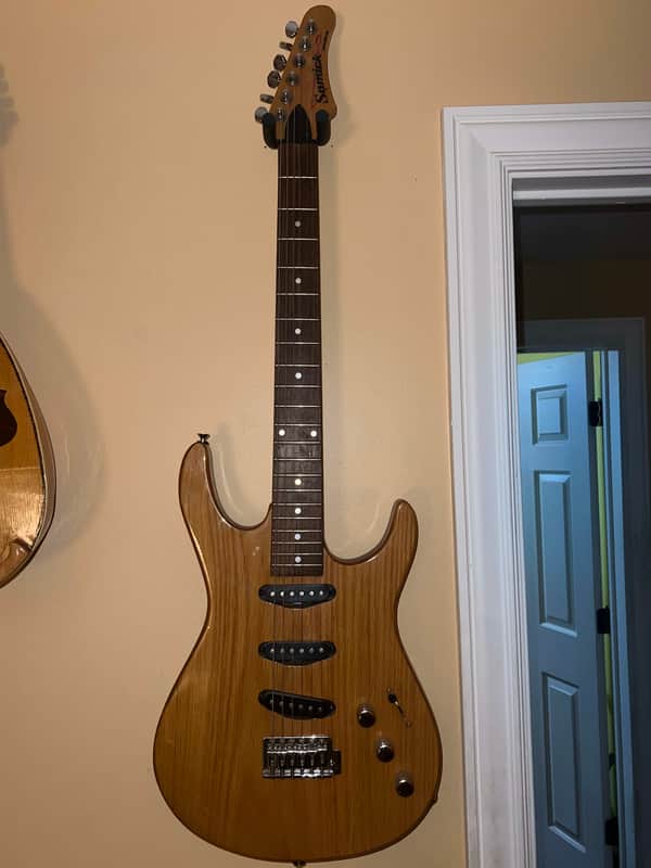Samick strat 80s or 90s - natural ash image 1