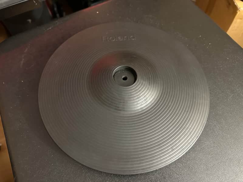 Roland CY-12 R/C V-Cymbal 12" Ride/Crash Pad 2010s - Black image 1