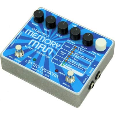 Electro-Harmonix Stereo Memory Man with hazarai eco y multitap delay image 1