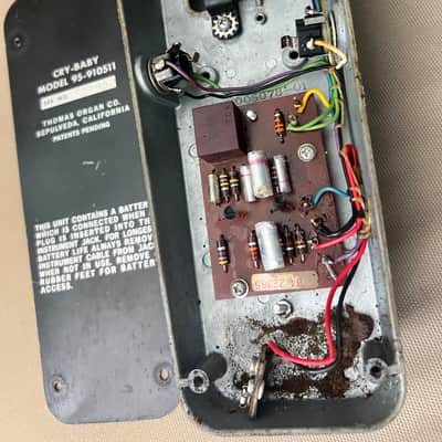 Thomas Organ Cry Baby Wah Model 95-910511 Vintage Pedal - TDK Patent Pending image 1