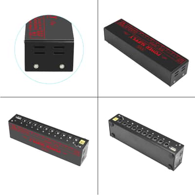 VSN PW-01 Guitar Pedal Power Supply 10 Isolated DC Output for 9V/12V/18V Short Circuit/Overcurrent image 6