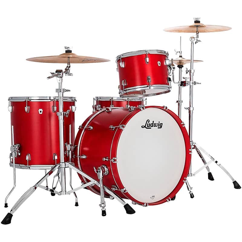 Ludwig LN34233TX NeuSonic Fab Outfit 9x13/16x16/14x22" Drum Set image 1