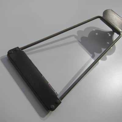 Harmony & Silvertone Archtop & Flat Top Guitar Tailpiece Authentic Vintage Part Circa-1950s-1960s-Nickel Silver image 1