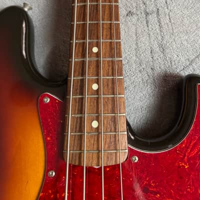Fender Jazz Bass MIJ Made in Japan 1991-1992 3-Color Sunburst w/ Gig Bag image 7