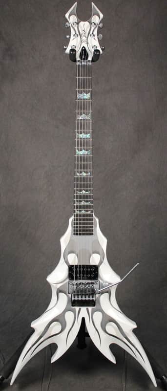 BC Rich Draco Ghost Flame NOS | Reverb
