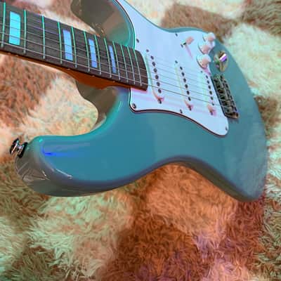 PRS SE Silver Sky Stone Blue Loaded Body / Project Guitar w/ Non-Original Neck image 2