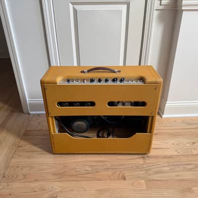 Fender '57 Twin-Amp Reissue 40-Watt 2x12" Guitar Combo 2004 - 2011 - Lacquered Tweed image 7