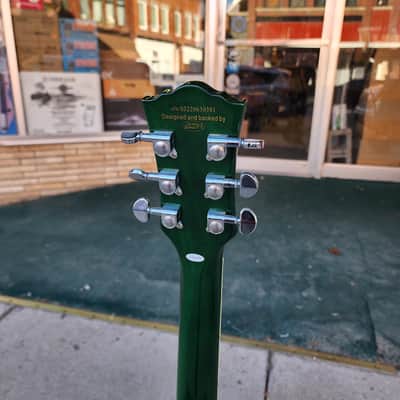 Firefly FFSP Single Cut Electric Guitar - Trans Green Burst image 10