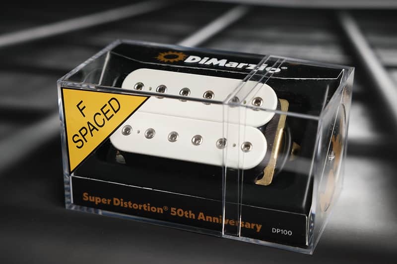 DiMarzio DP100FW Super Distortion Humbucker - White / F-spaced image 1