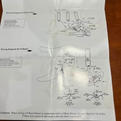 Manual-Leaflet Fender Lace Sensor pickups 1992 image 4