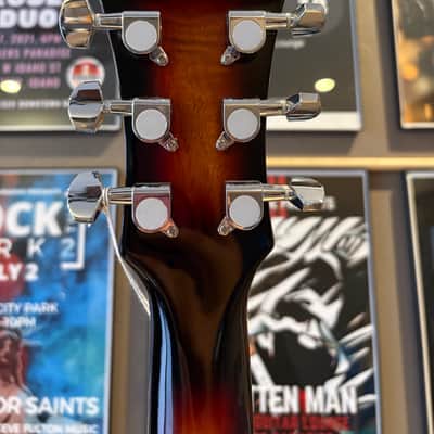 Johnson Delta Rose Hollowbody Sunburst 2020’s - Glossy Sunburst image 4