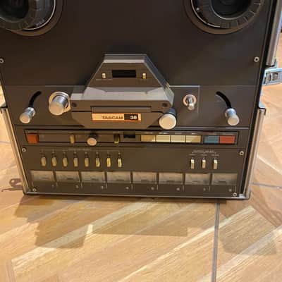 TASCAM 38 1/2" 8-Track Reel to Reel Tape Recorder 1980s - Black image 6