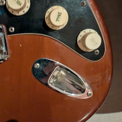 Fender Stratocaster Hardtail with 3-Bolt Neck, Maple Fretboard 1973 - 1977 - Walnut (Mocha) image 18