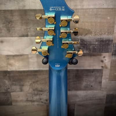 ESP LTD Javier Reyes JR-208 8 String Guitar - Pelham Blue (LJR208PB) image 7