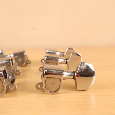 Vintage 1970's Schaller W. Germany 3x3 Chrome Tuners for Les Paul SG ES-335 image 4