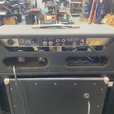 Fender Black Panel Bandmaster 40-Watt 2-Channel Guitar Amp Head with 2x12 Cabinet 1966-67 image 8