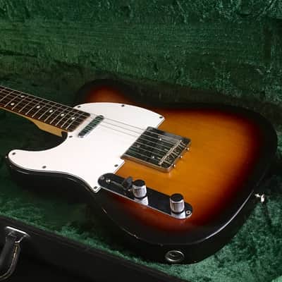 LEFTY! Vintage Fender Japan Custom Edition Tele Nitrocellulose Lacquer Sunburst Telecaster Collectors HSC 1 of 1! image 8