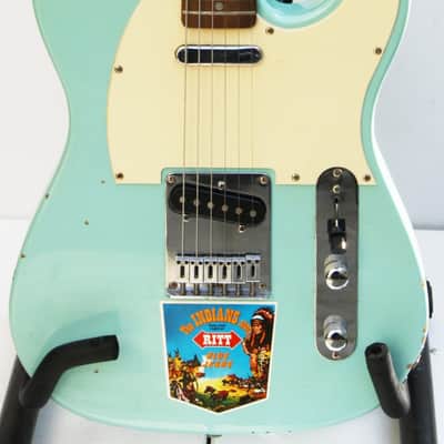 Squier Affinity Telecaster 1998 Daphne Blue image 2