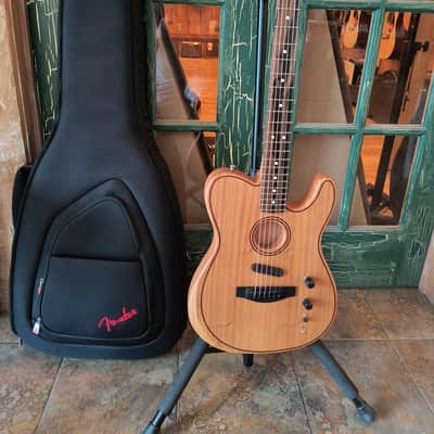 Fender American Acoustasonic Tele Telecaster All Mahogany w/ Deluxe Gig Bag image 23