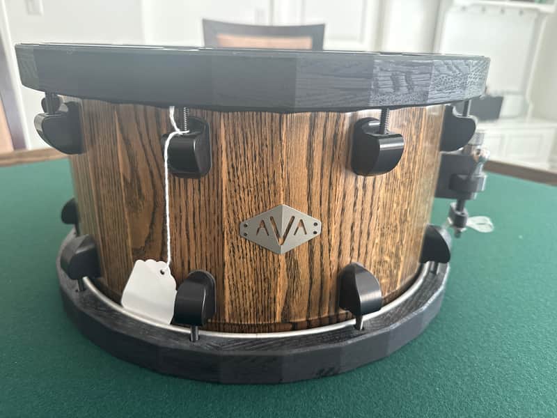 AVA Red Oak Wenge wood hoops  2023 - Red Oak image 1
