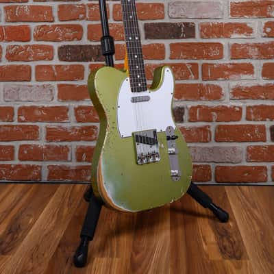 Fender Custom Shop S6 1966 Telecaster Heavy Relic #40 Summer Event Special Run in Super Aged Sage Green Metallic finish made in 2026 w/OHSC image 3