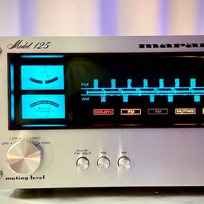 πΆβ¨ Marantz Model 125 Stereo Tuner β Blue LED Dial, Serviced, Cleaned, Strong Front Presentation, Bench Tested image 4