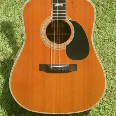 1975 Yairi YW-600 Dreadnought Guitar New Jacaranda Natural+Hard Case image 3