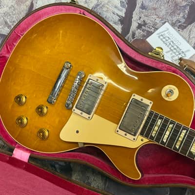 Gibson Custom Shop '58 Les Paul Standard Reissue Plain Top Lemon Burst VOS New Unplayed Auth Dlr 8lbs8oz #445 image 9