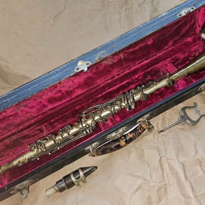Cavalier Silver-Plated Metal Clarinet, USA, Good Condition imagen 1