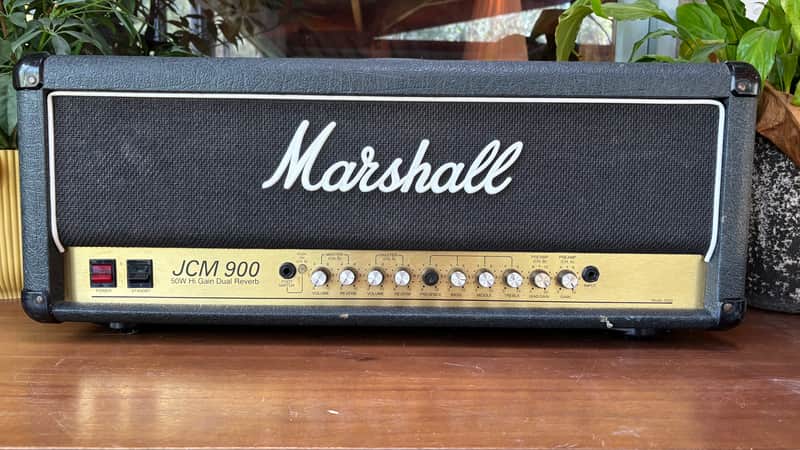 1991 Marshall JCM 900 Model 4500 50-Watt Hi Gain Dual Reverb Head image 1