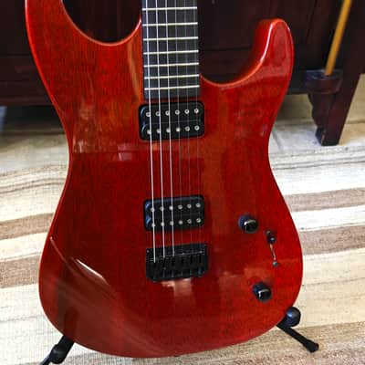 Marchione Uni-Body Neck-Through – Venetian Red – 2000s Boutique Electric Guitar image 2
