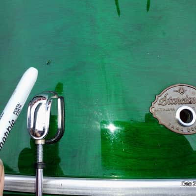 Tama Starclassic Performer MIJ Early 2000s Emerald Green BRG bass Drum Only image 4