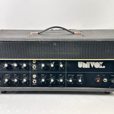 Univox U-50 Vintage Tube PA Guitar Amplifier Head image 2