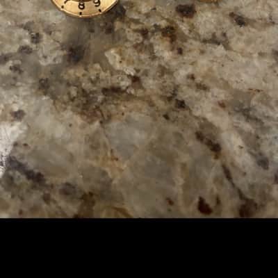 Vintage 1960s Pair of Gold Univox Guitar Knobs Japan Fits Teisco image 3