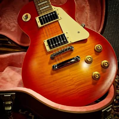 2021 Epiphone Limited Edition 1959 Reissue Les Paul Standard in Cherry Sunburst image 2